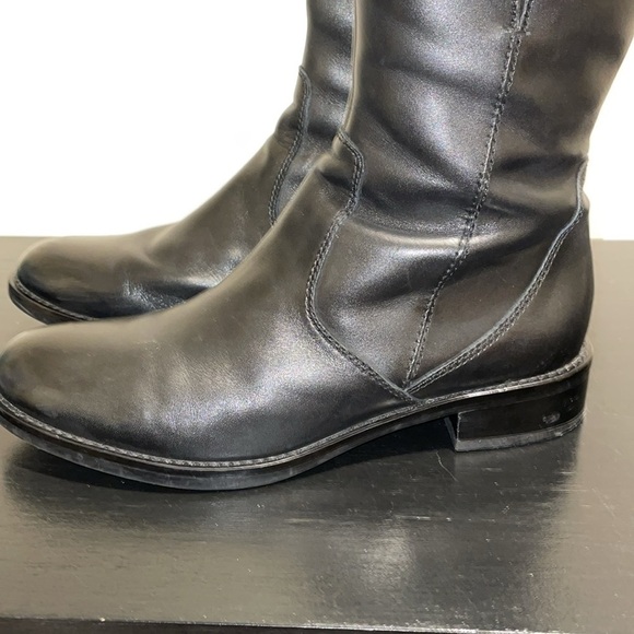 ECCO Hobart Tall Leather 3 Buckle Riding Boots.  Size 8.5. - Picture 4 of 14